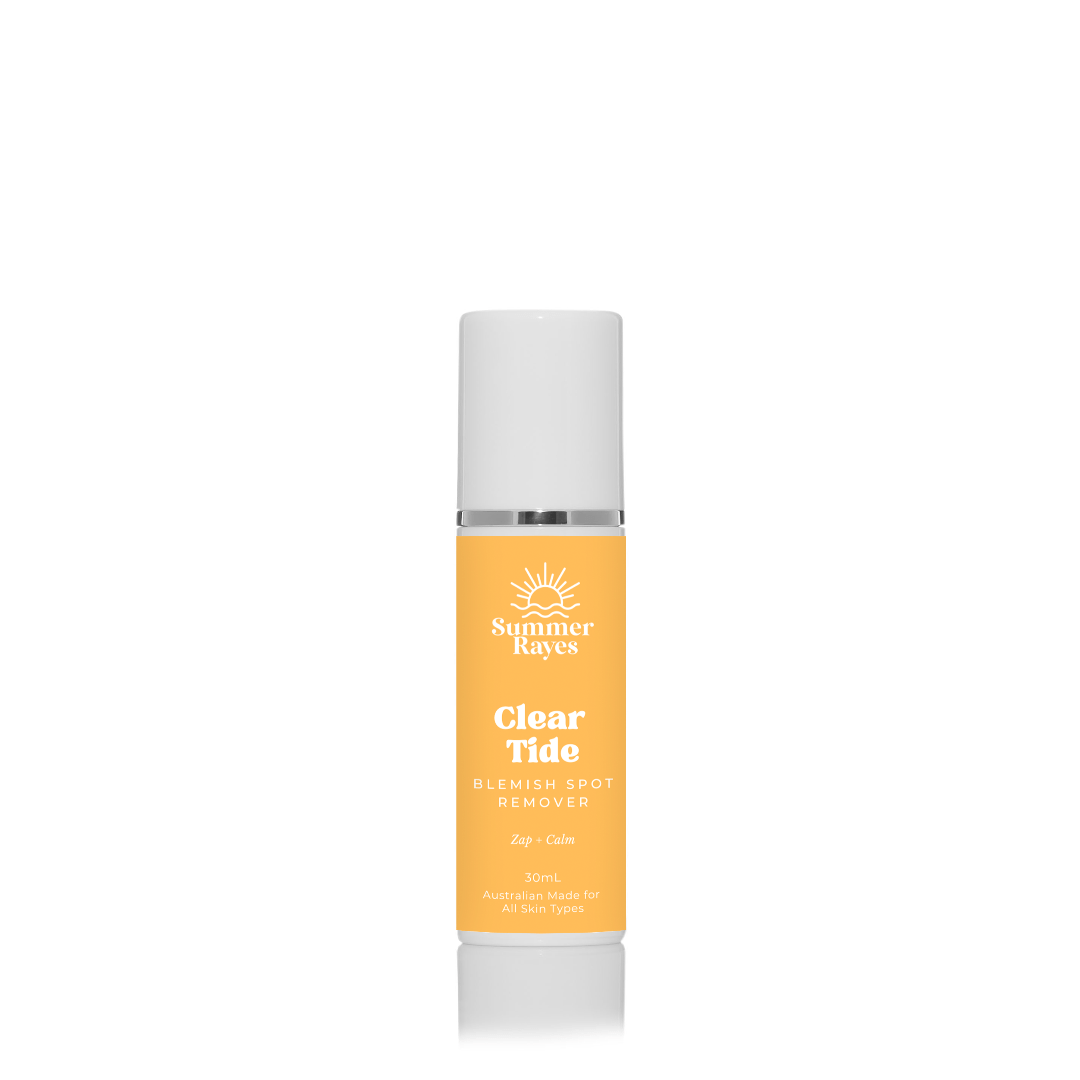Summer Rayes natural skincare products for teens and tweens, Australian made ethical sensitive or problematic skin, no harsh chemicals vegan Clear Tide Blemish Spot Remover