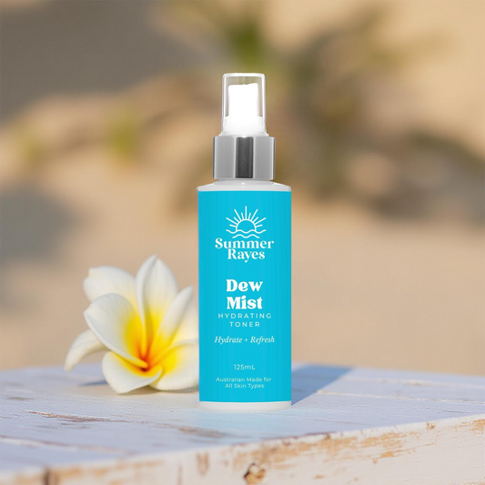 Summer Rayes natural skincare products for teens and tweens, Australian made ethical sensitive or problematic skin, no harsh chemicals vegan Dew Mist Hydrating Toning Mist