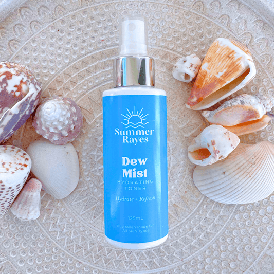 Summer Rayes natural skincare products for teens and tweens, Australian made, vegan, no nasties, ethical and clean - Dew Mist Hydrating toning mist