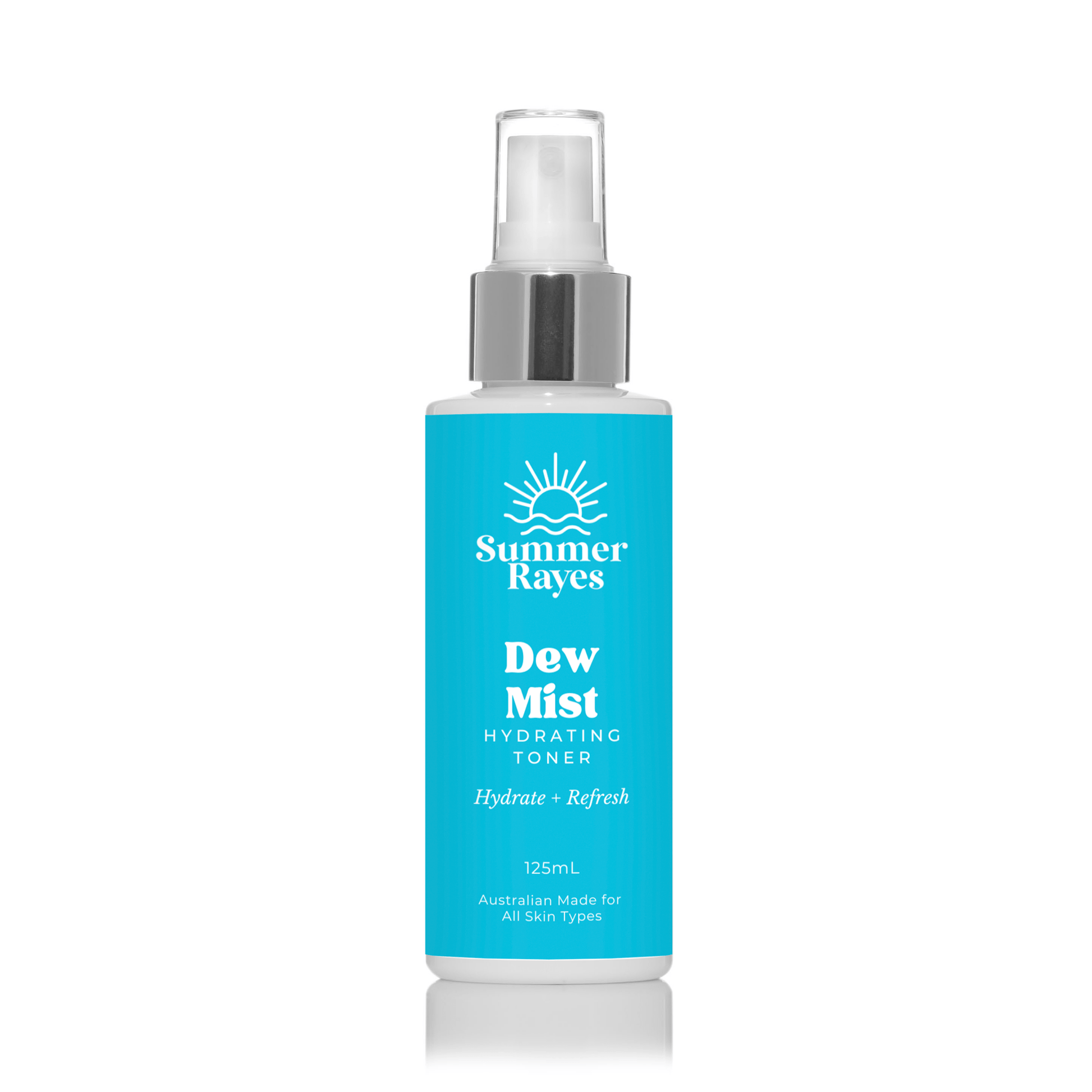 Summer Rayes natural skincare products for teens and tweens, Australian made ethical sensitive or problematic skin, no harsh chemicals vegan Dew Mist Hydrating Toning Mist