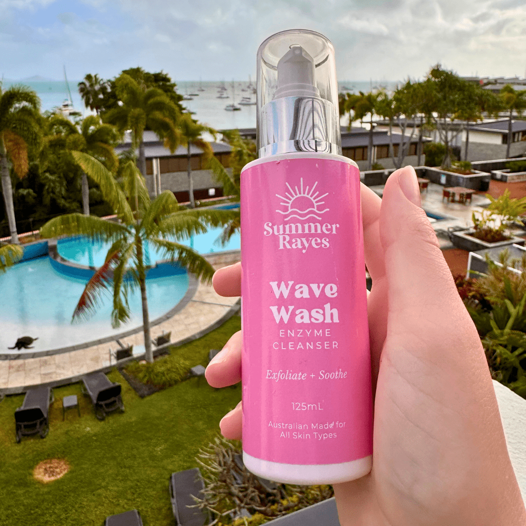 Summer Rayes natural skincare products for teens and tweens, Australian made, vegan, no nasties, ethical and clean - Wave Wash Enzyme Cleanser
